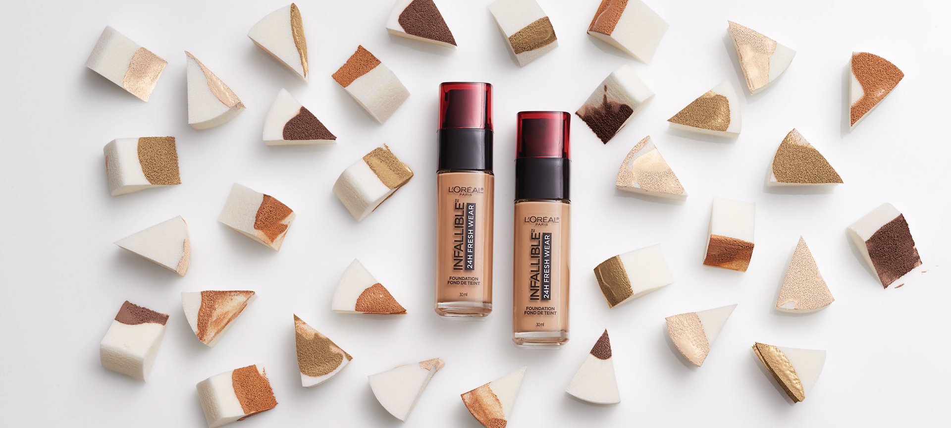 Loreal infallible store foundation swatch