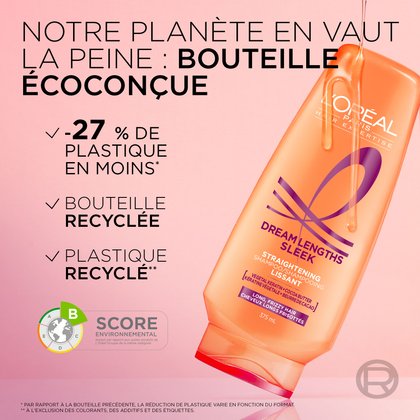la nouvelle bouteille de dream lenghts sleek est ecoconçues