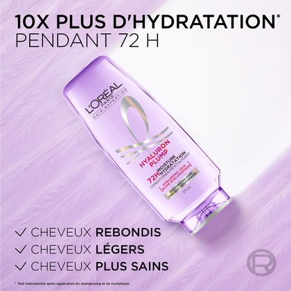 1 bouteille du revitalisant Hyaluron Plump pour 10X d'hydratation pour 72H