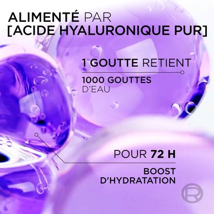 Le shampoing hyaluron plump est enrichi d'acide hyaluronique pour un boost d'hydratation