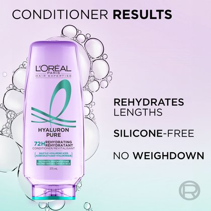 1 bottle of pure hyaluron conditioner to eliminate sebum and impurities and rehydrate lengths