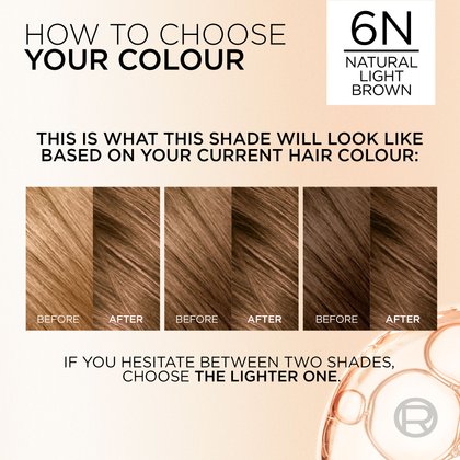 6N NATURAL LIGHT BROWN