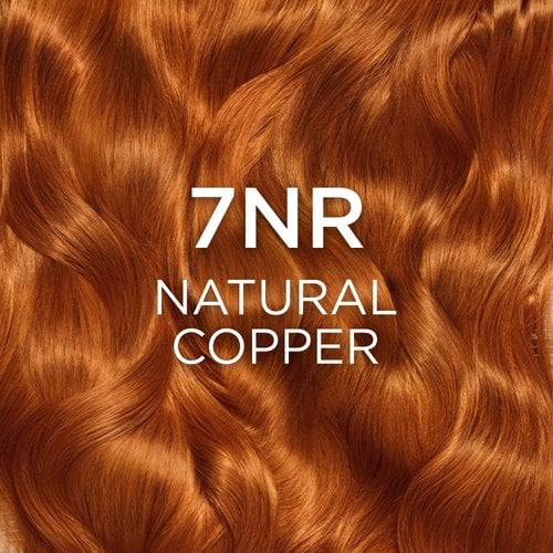 Swatch of the Excellence Crème 7NR Natural Copper