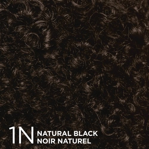 L'Oréal Paris Excellence Crème Universal Nudes 1N Noir Naturel Coloration Permanente Swatch de la Coloration