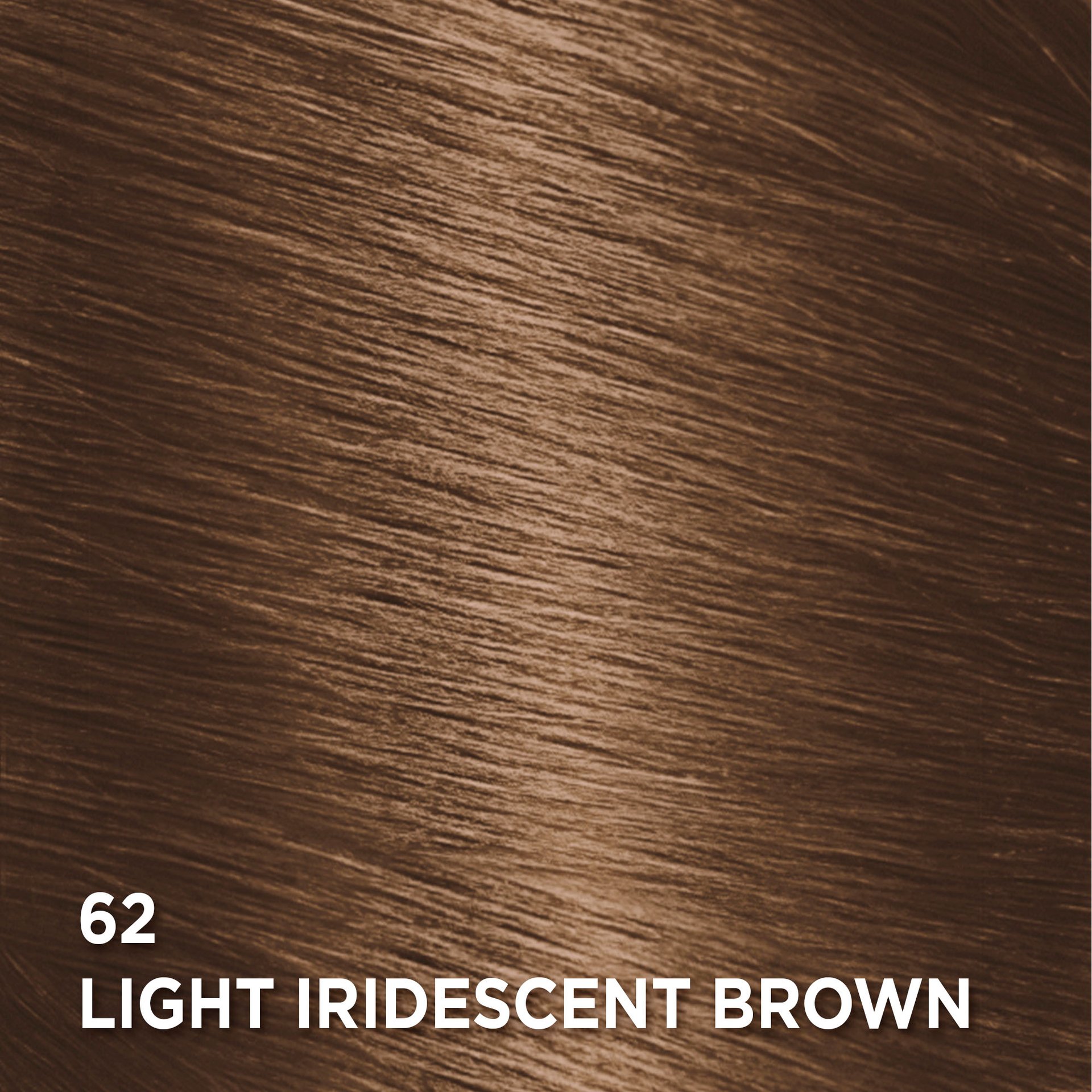 Swatch of the hair color Feria 62 Light Iridescent Brown