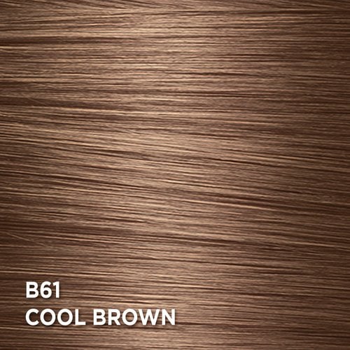 Swatch of the hair color Feria B61 Cool Brown