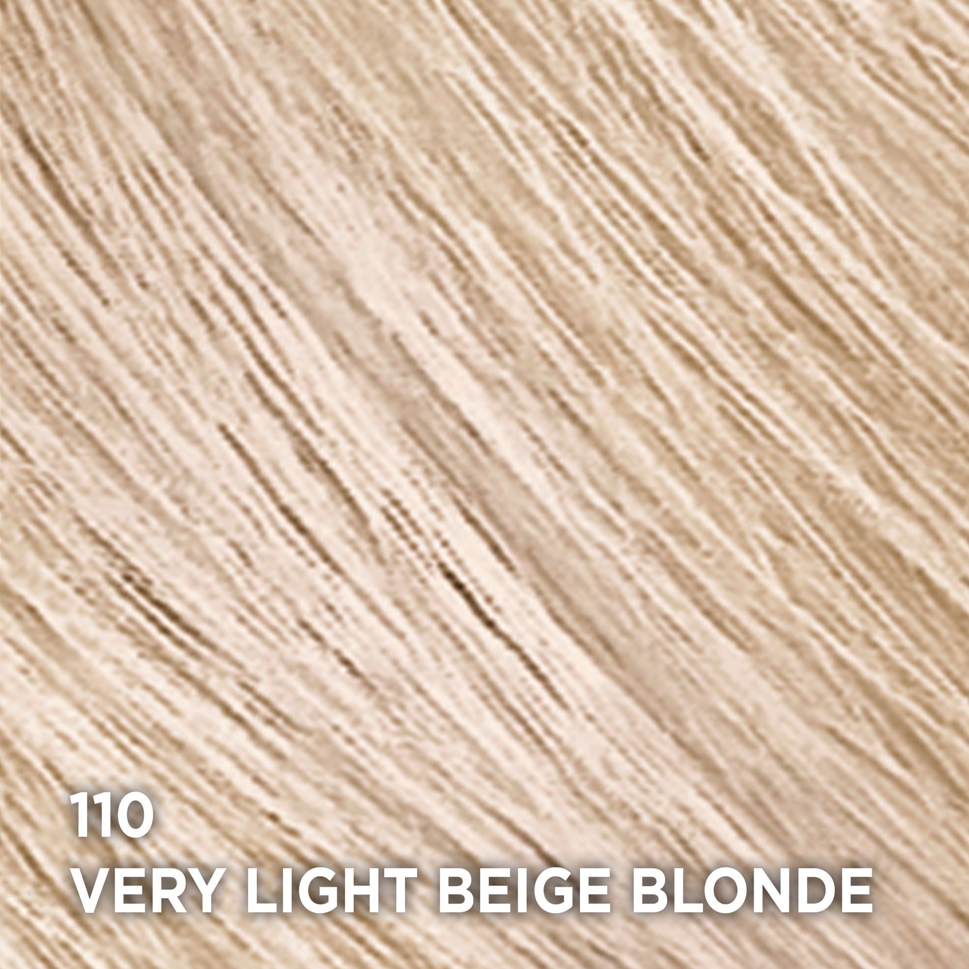 Swatch of the hair color Feria 110 Very Light Beige Blonde