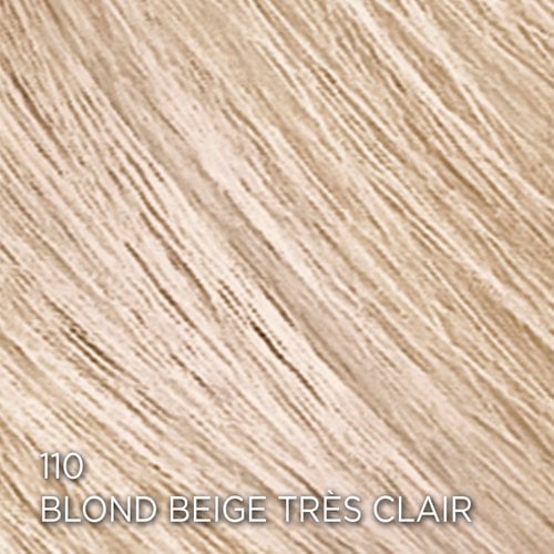 Rendu sur cheveux de la coloration Feria 110 Blond Beige Très Clair