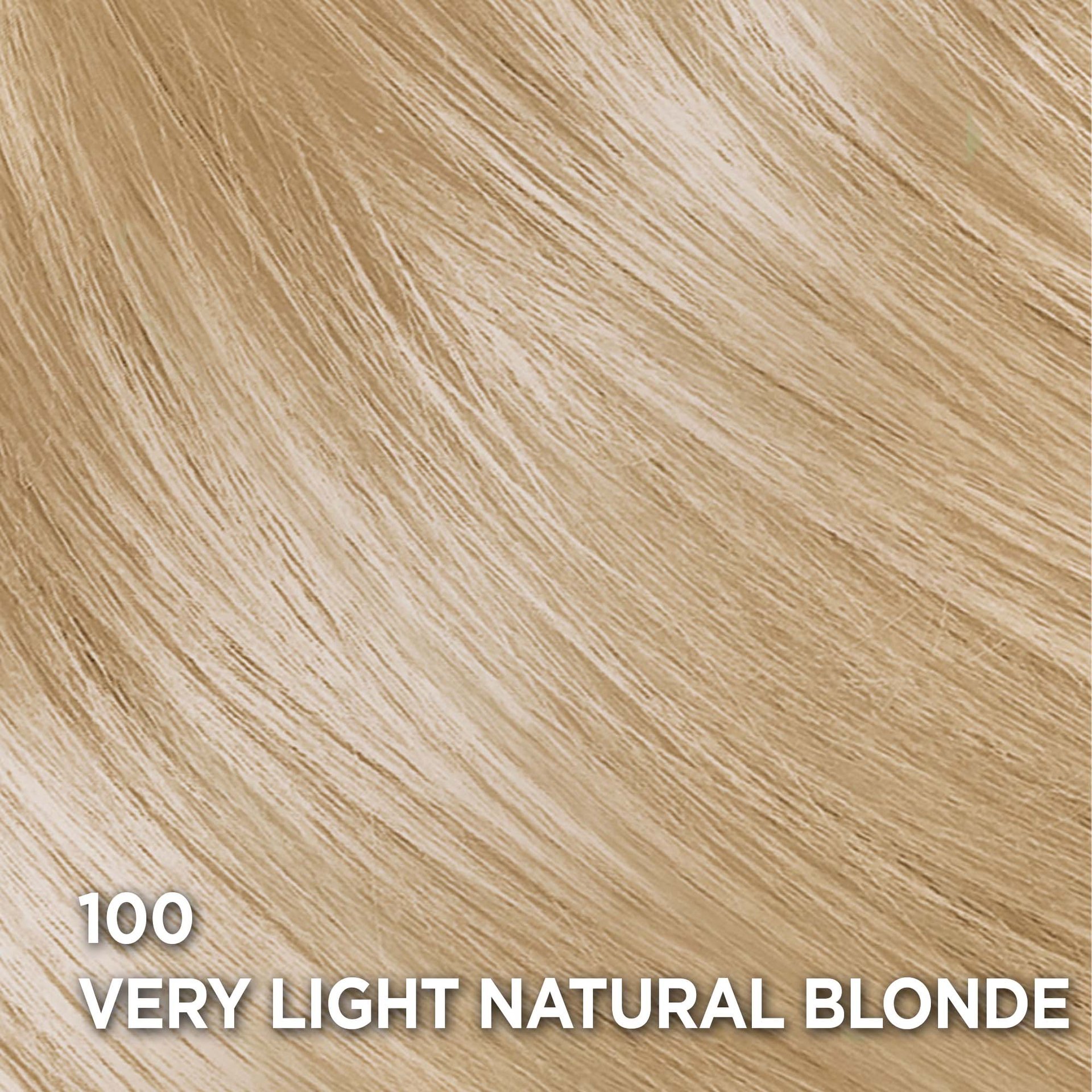 Swatch of the hair color Feria 100 Very Light Natural Blonde
