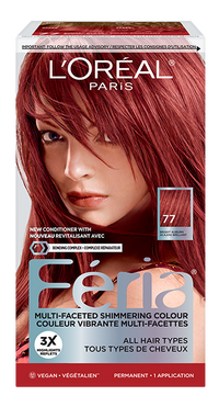 1 box of hair dy Feria 77 Bright Acajou