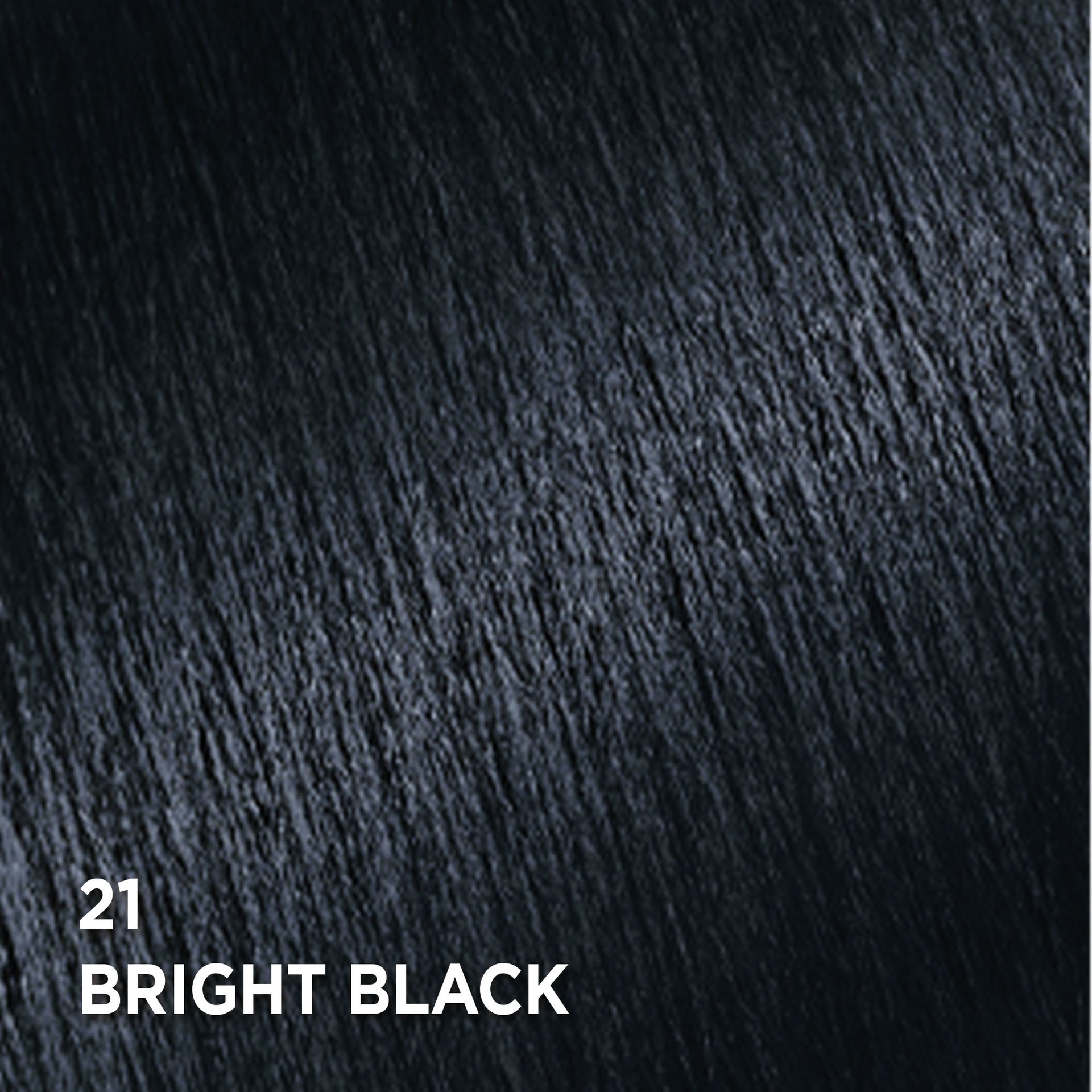 Swatch of the hair color Feria 21 Bright Black
