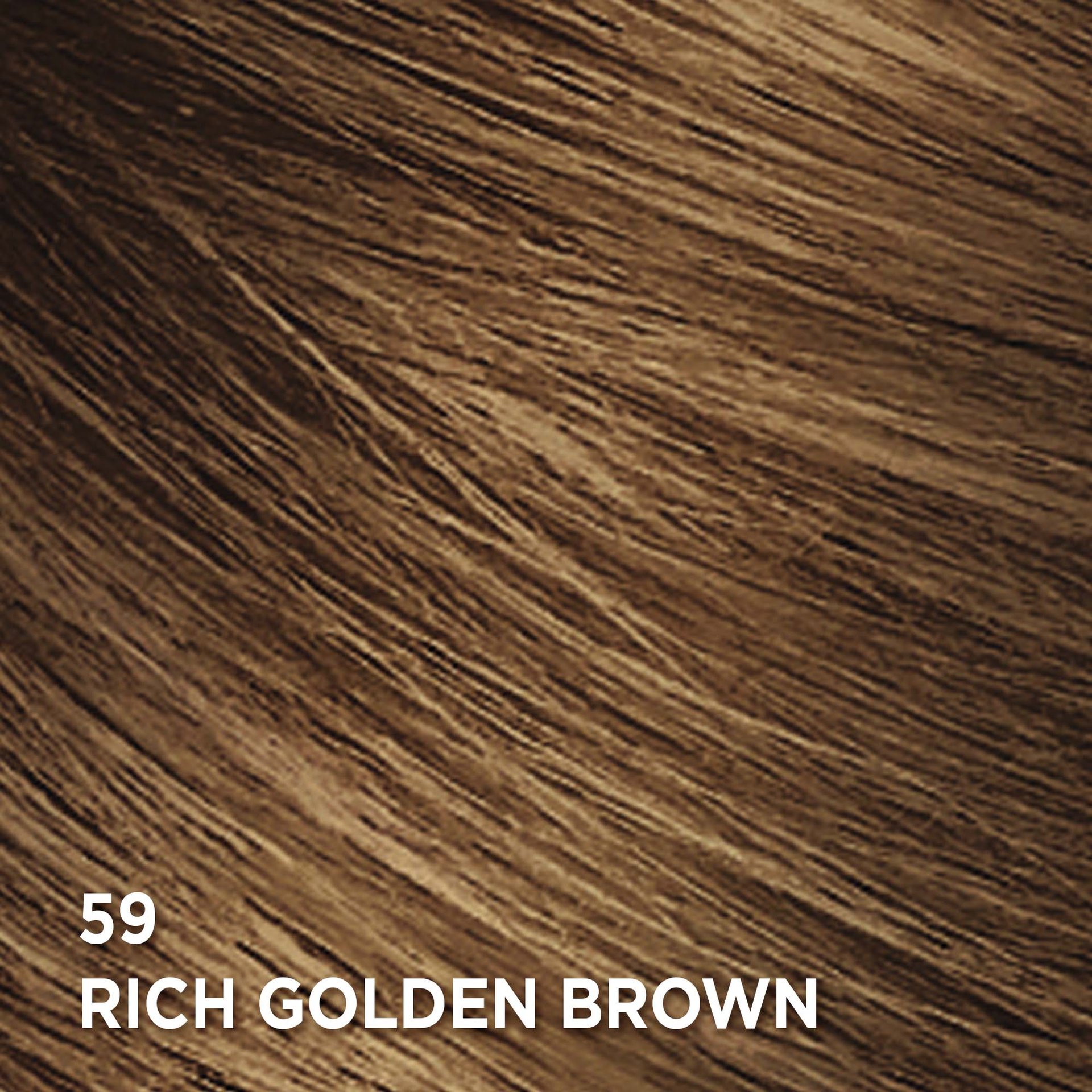 Swatch of the hair color Feria 59 Rich Golden Brown
