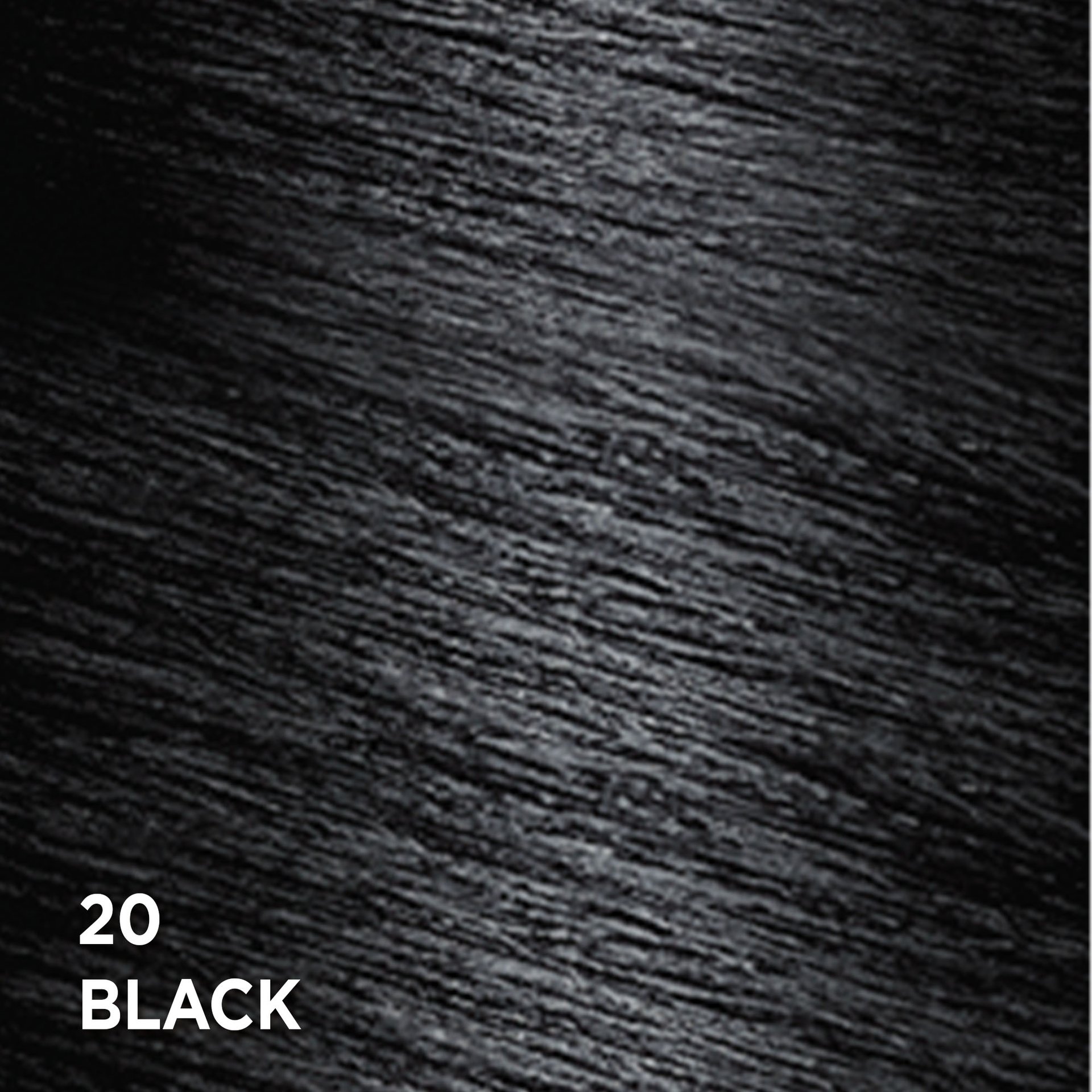 Swatch of the hair color Feria 20 Black