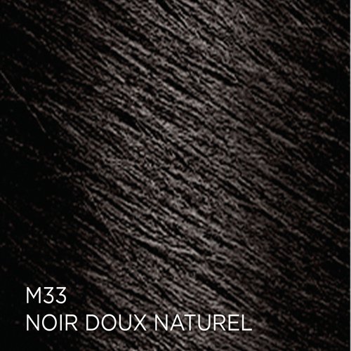 Rendu sur cheveux de la coloration Feria M33 Noir Doux Naturel