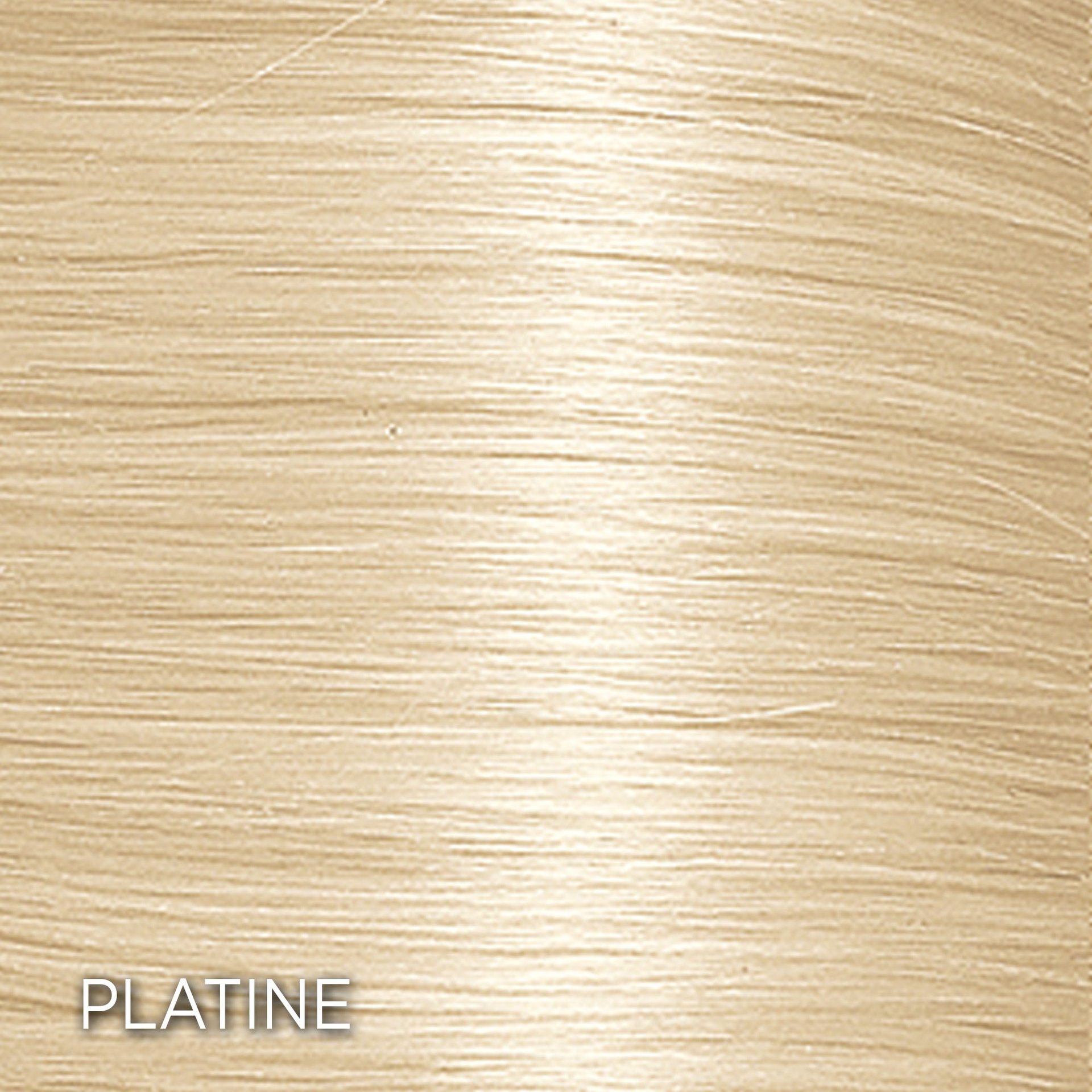 Rendu sur cheveux de la coloration Platine