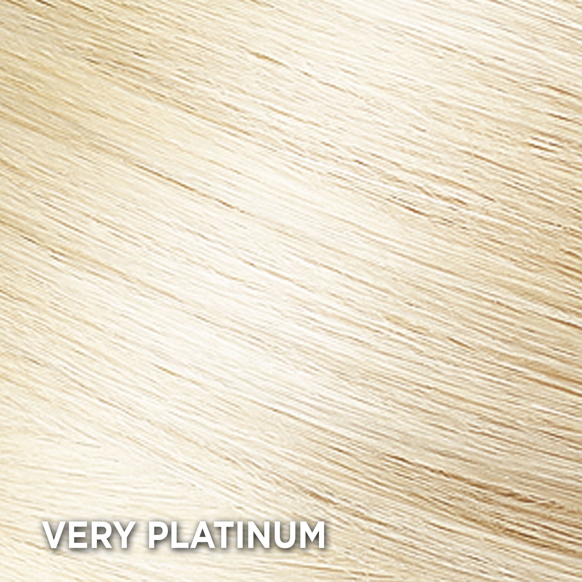 Swatch of the hair color Feria Very Platinum