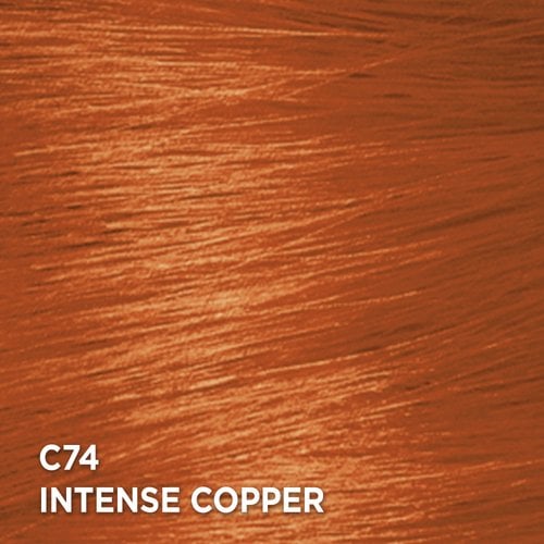 Swatch of the hair color Feria C74 Intense Copper