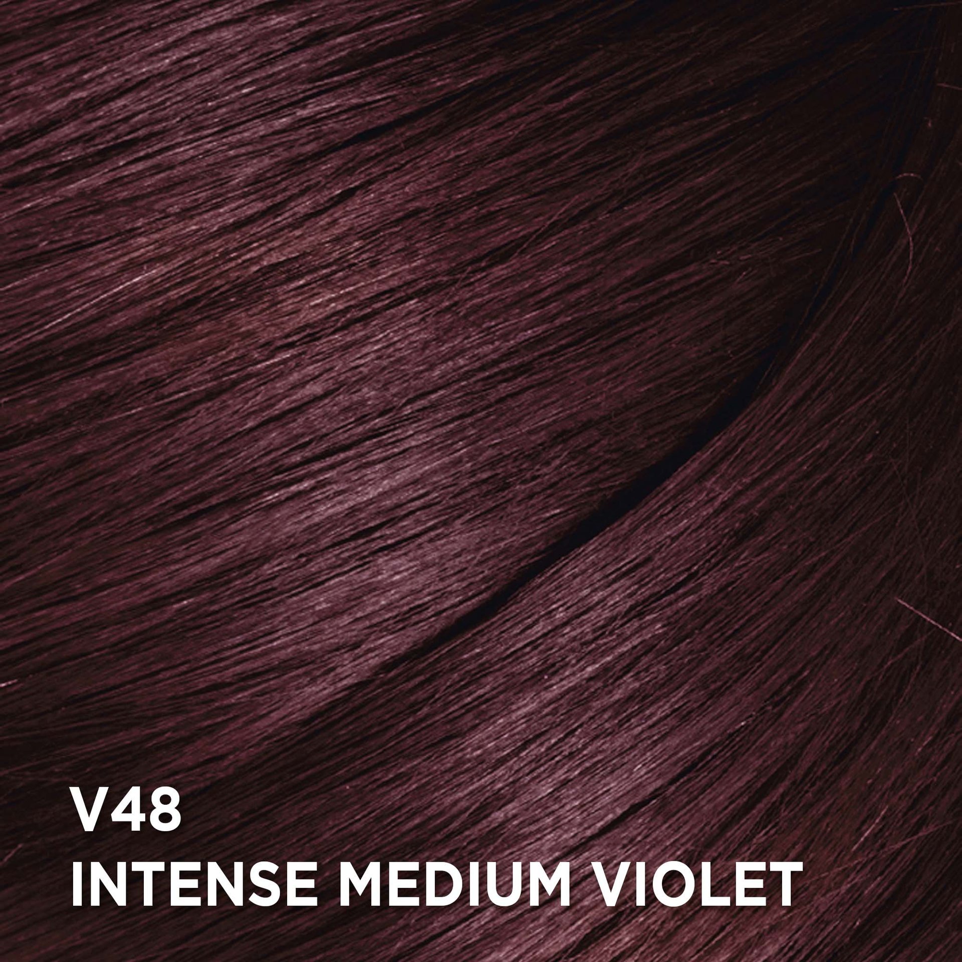 Swatch of the hair color Feria V48 Intense Medium Violet