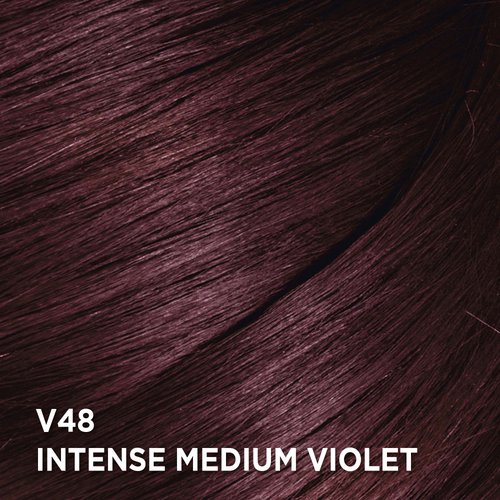 Swatch of the hair color Feria V48 Intense Medium Violet