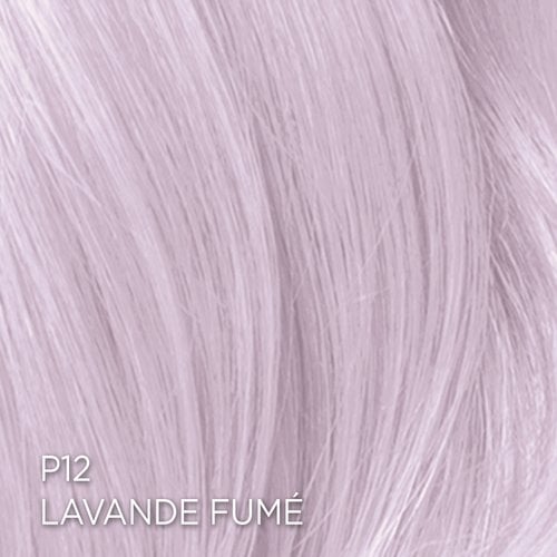 Rendu sur cheveux de la coloration Feria P12 Lavande Fumée