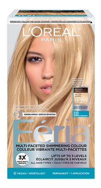 1 box of hair dy Feria 11.21 Ultra Pearl Blonde