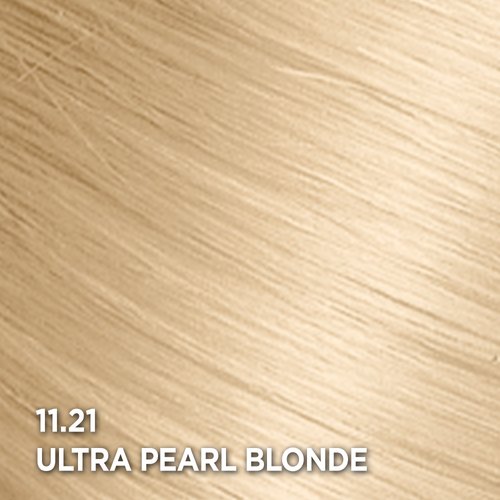 Swatch of the hair color Feria 11.21 Ultra Pearl Blonde