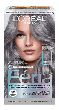 1 box of hair dy Feria S1 Silver Grey
