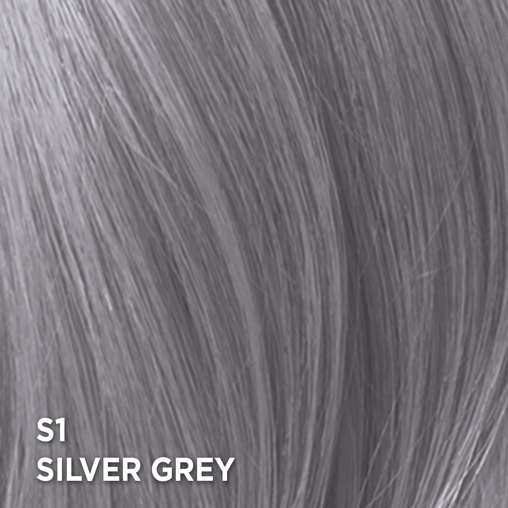 Swatch of the hair color Feria S1 Silver Grey