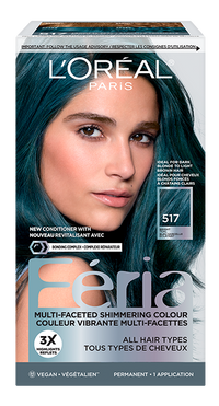 1 box of hair dy Feria 517 Bright Teal