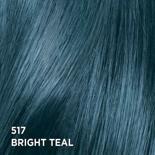 Swatch of the hair color Feria 517 Bright Teal