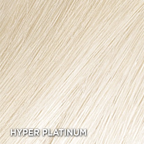 Swatch of the hair color Feria Hyper Platinum