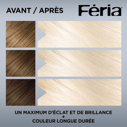 Avant et après la coloration Hyper Platinum