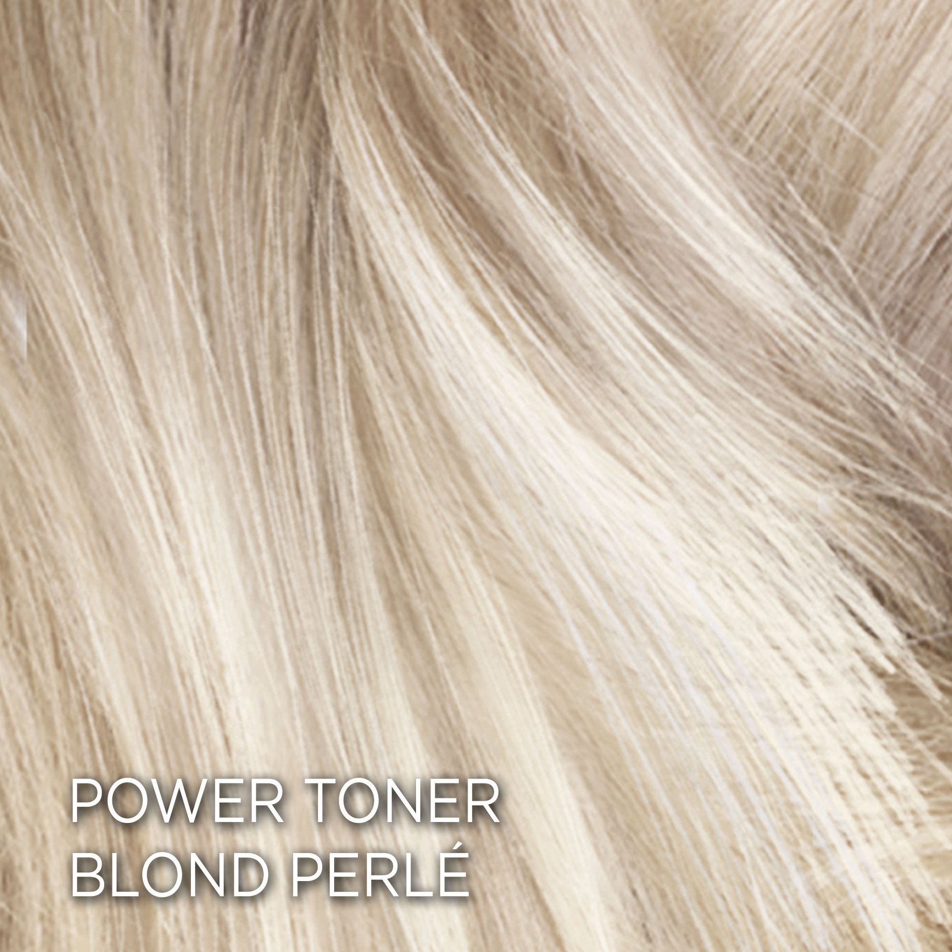 Rendu sur cheveux de la coloration Blond Perlé