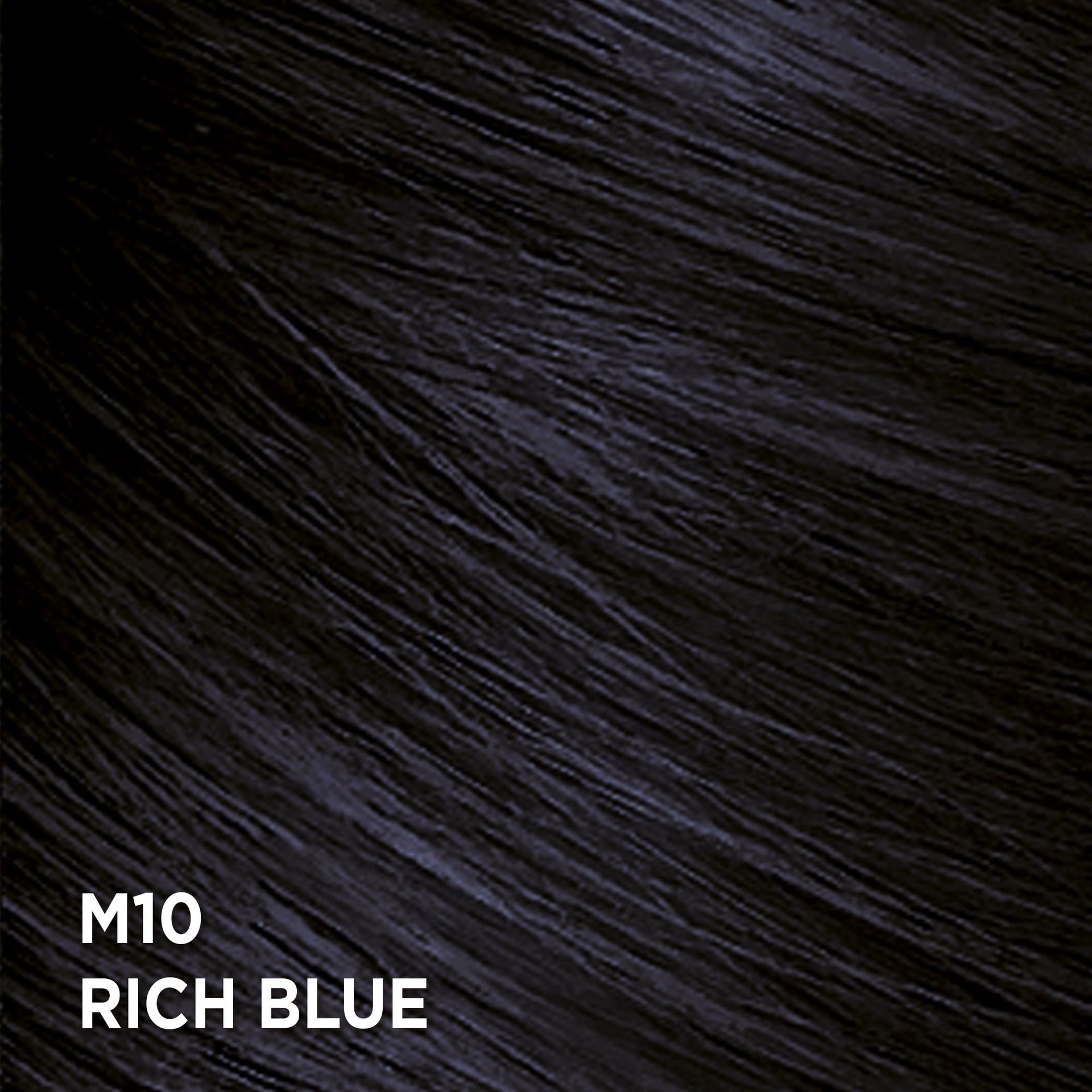 Swatch of the hair color Feria M10 Rich Blue