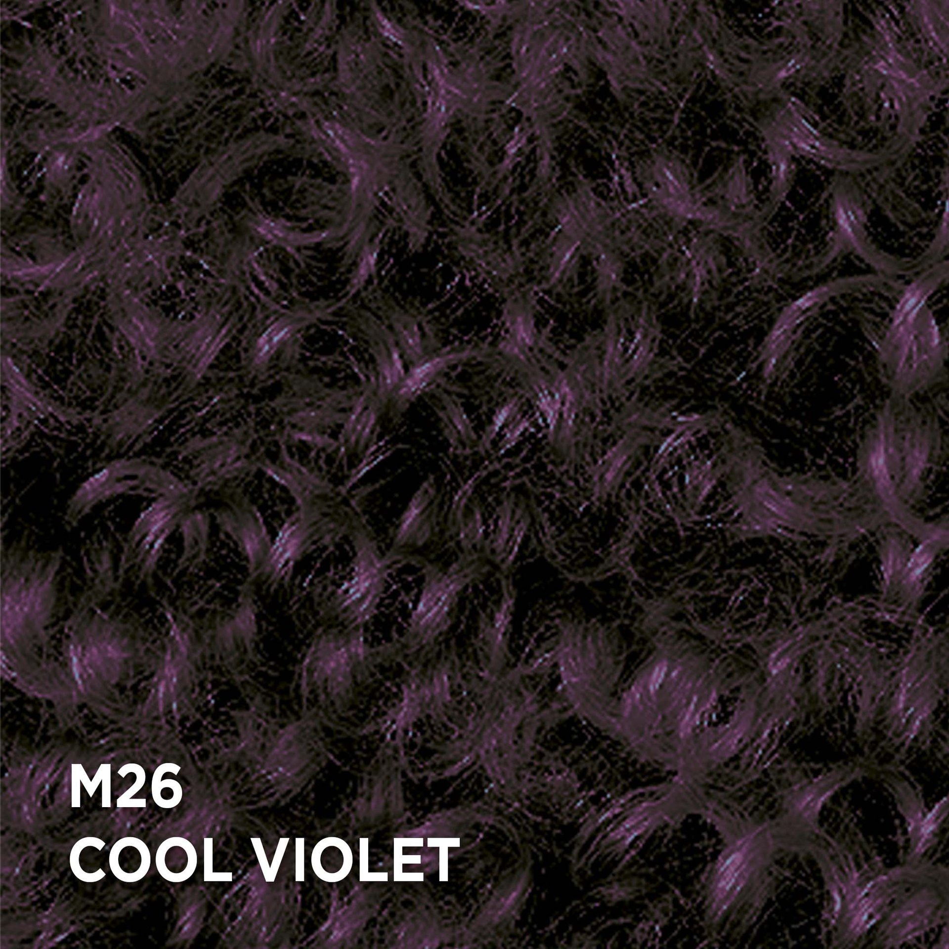 Swatch of the hair color Feria M26 Cool Violet
