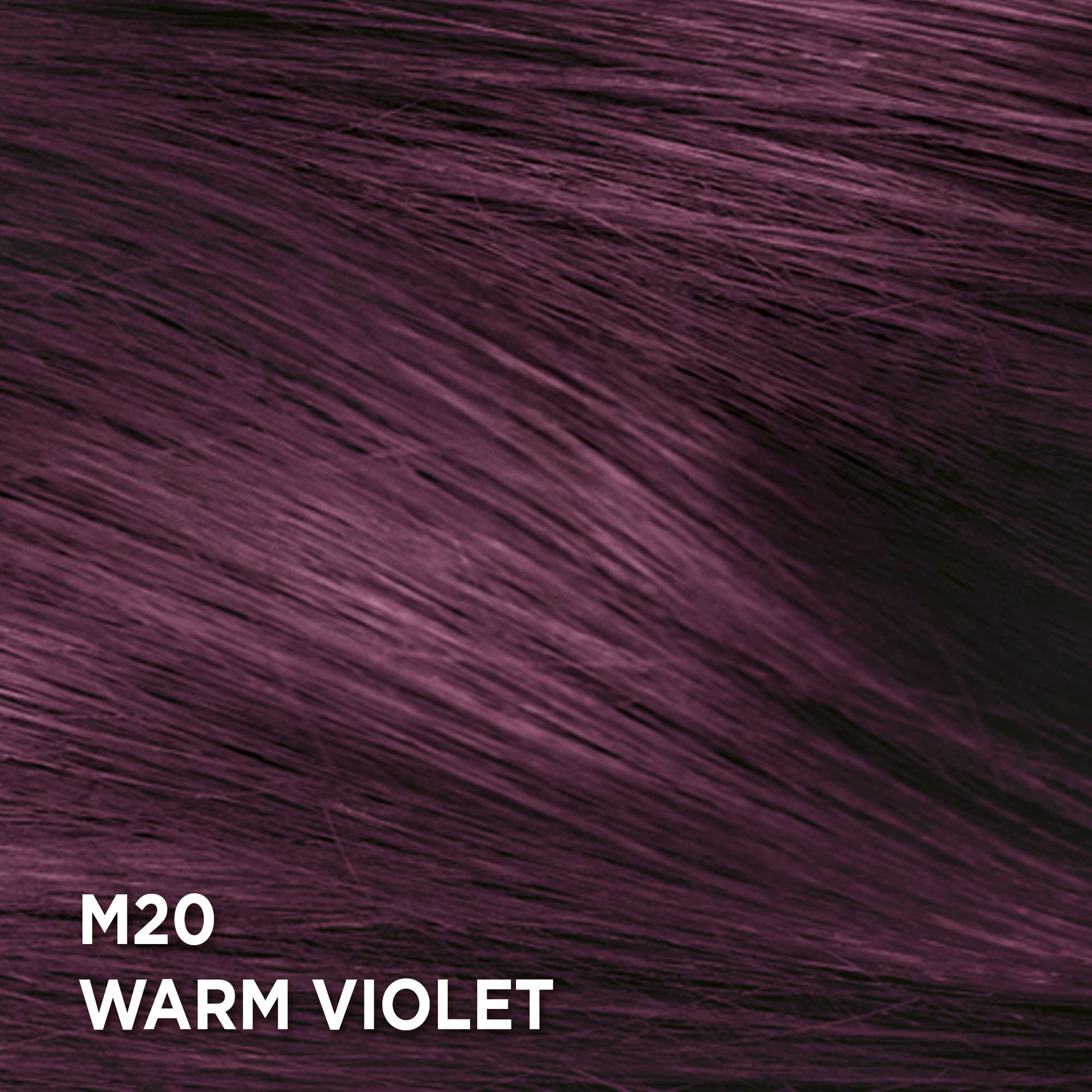 Swatch of the hair color Feria M20 Warm Violet
