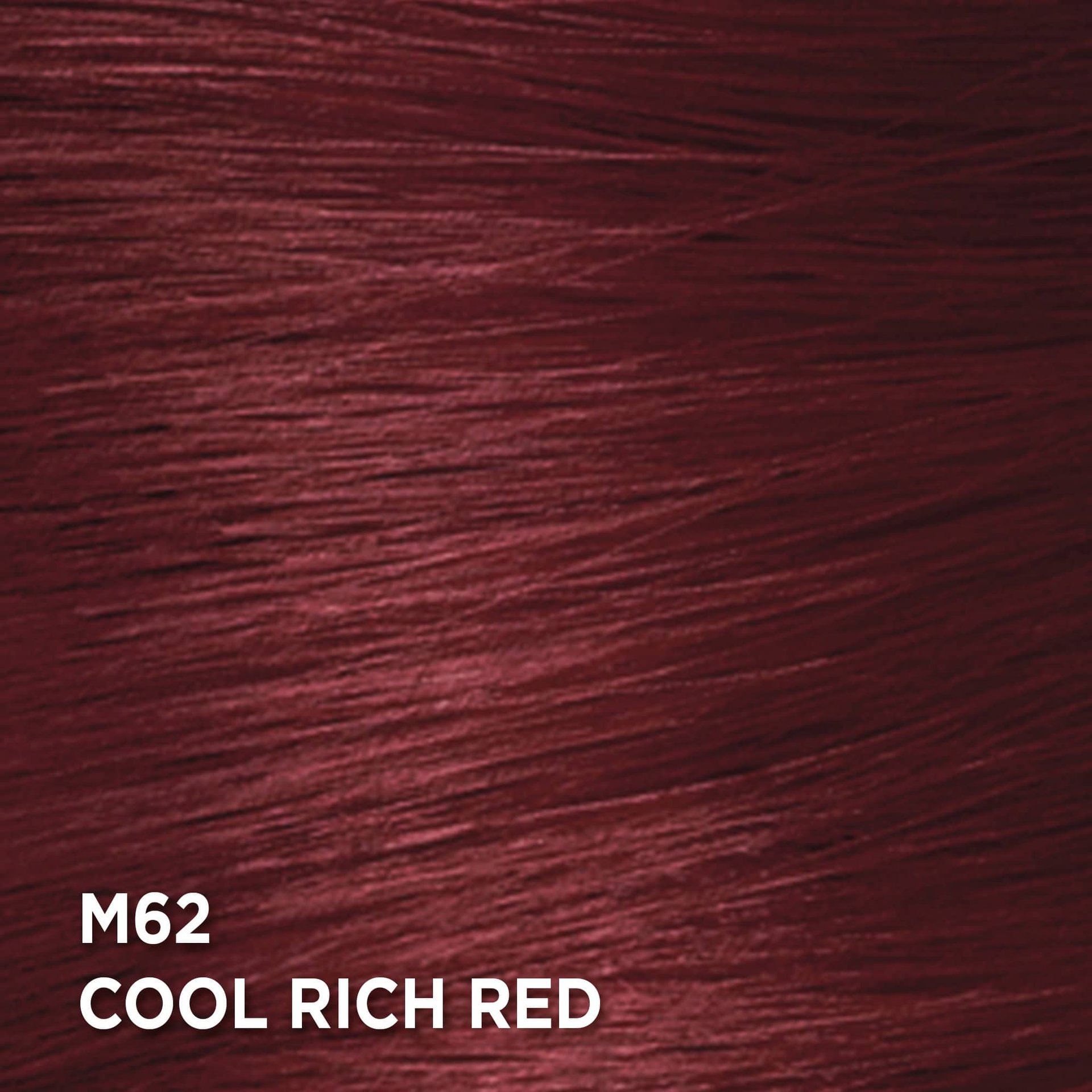 Swatch of the hair color Feria M62 Cool Rich Red