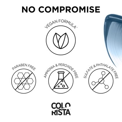 The Colorista semi permanent is a vegan Formula, paraben, ammonia, peroxide, sulfate and phthalate free