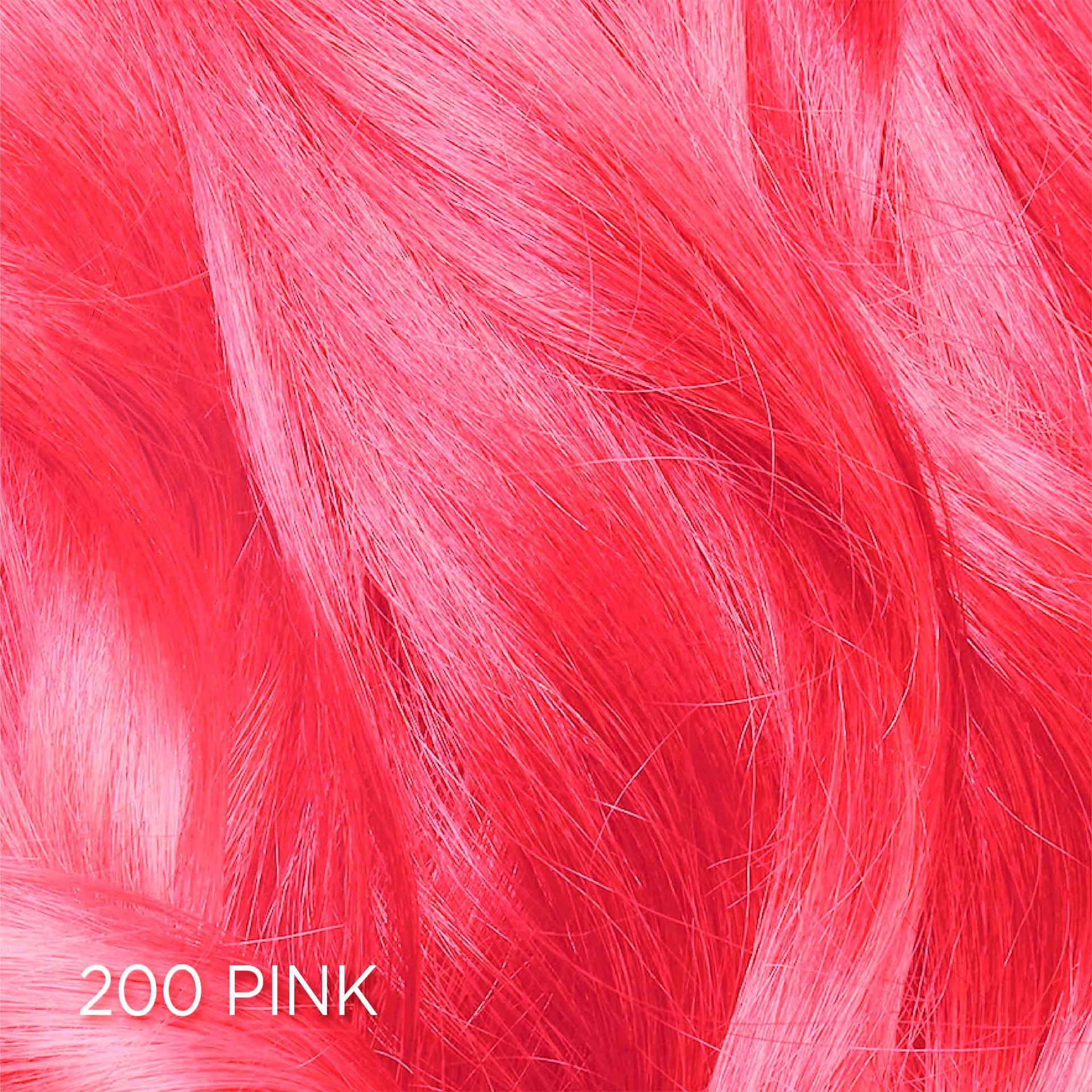 Rendu sur cheveux de la coloration Colorista 200 Rose