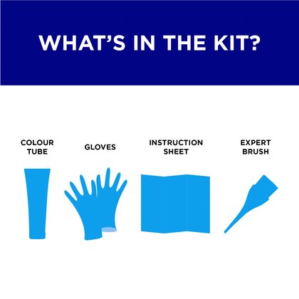 In a colorista semi permanente box, there are 1 colour tube, gloves, 1 instructionnshee and 1 expert brush