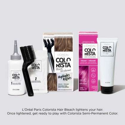 You can use Colorista Bleach and then Colorista Semi Permanente