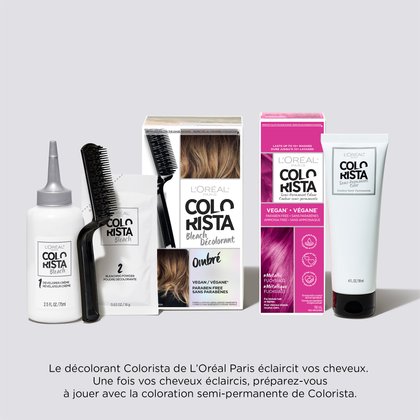 Vous pouvez utiliser colorista décolorant et ensuite colorista semi permanent