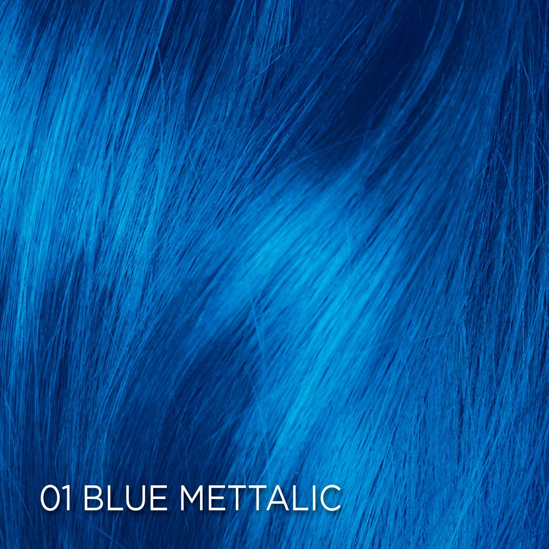 Swatch of the Colorista 01 Metallic Blue