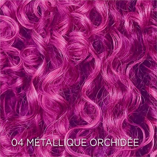 Rendu sur cheveux de la coloration Colorista 04 Métallique Orchidée
