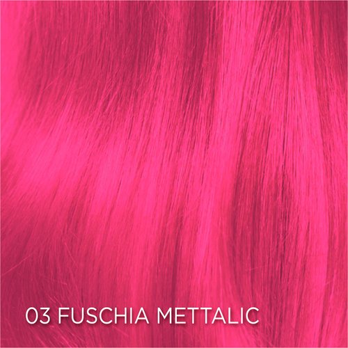 Swatch of the Colorista 03 Metallic Fuchsia