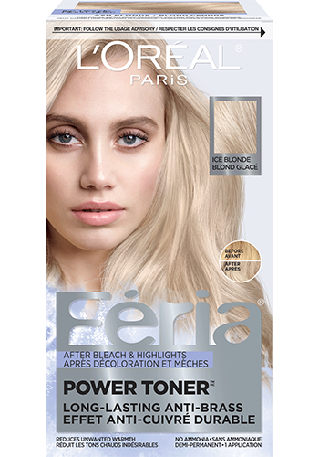 Feria Power Toner Ice Blonde Hair Color L Or al Paris
