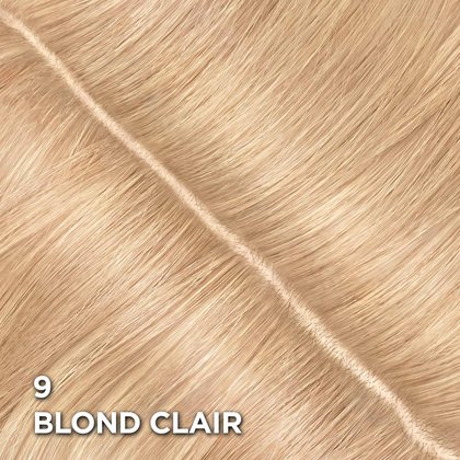 Rendu sur cheveux de la coloration Magic Root Permanent 9 Blond Clair