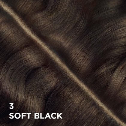 Swatch of the Magic Root Permanent 3 Soft Black