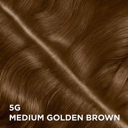 Swatch of the Magic Root Permanent 5G Medium Golden Brown