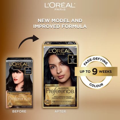 Old and new packaging of Superior Preference showcasing the new and improved formula